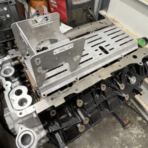 Front sump 7.3 Godzilla oil pan for use with Holley timing cover and oil pump. - Image 11