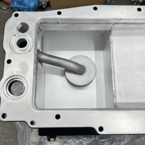Shallow front sump 7.3 Godzilla oil pan for use with Holley timing cover and oil pump. - Image 4